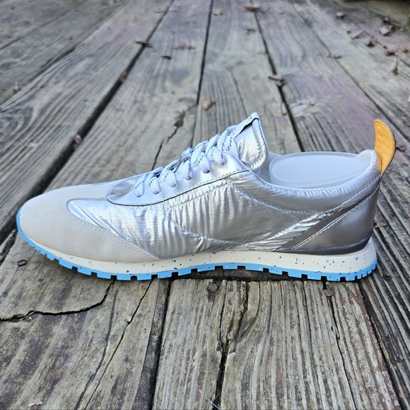 Oncept Tokyo Sneaker, Silver Flash-White, Silver, Gray, Blue, Orange, Womens 8.5 - Picture 5 of 14